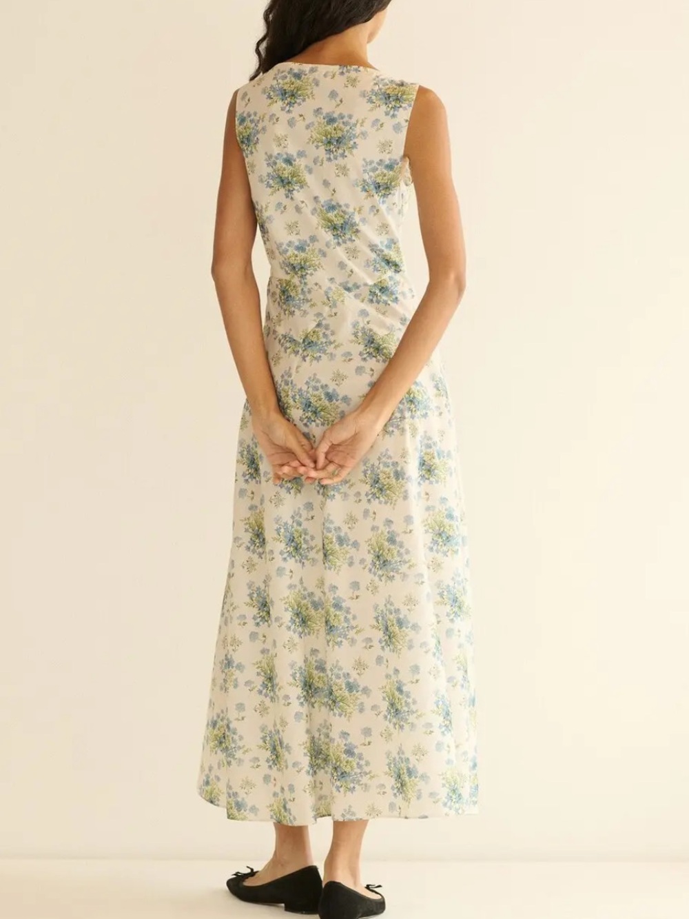 Doen bruna floral print dress, S - Picture 3 of 8